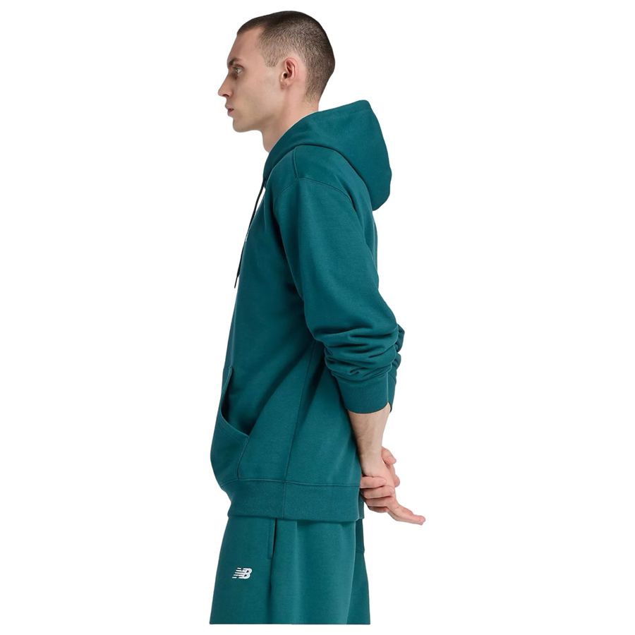 Sport Essentials Small logo French Terry Hoodie felpa con cappuccio da uomo New Balance | MT41508AAV